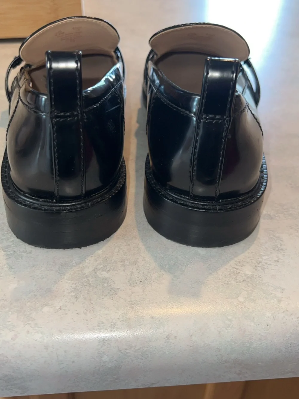 Sam Edelman Womens Leather Christy Loafer Sz 8.5 black